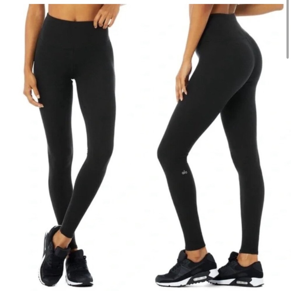 Alo Yoga High-Waist Micro Waffle Athletic Black Lowkey Legging
Size XXS